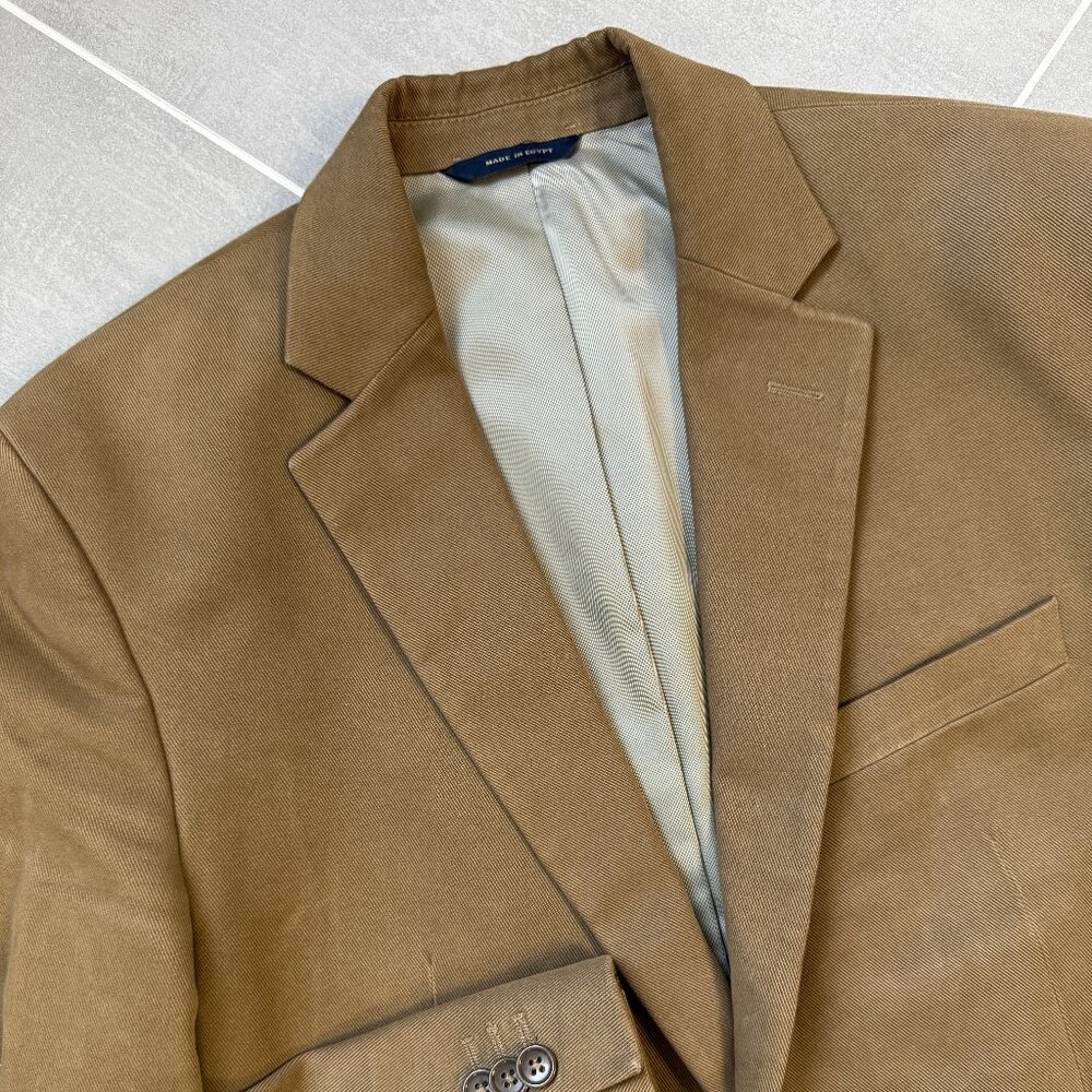 Banana Republic Brown Moleskin Sport Coat Jacket sz 42L